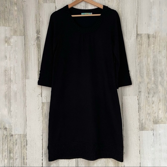 Boden Dresses & Skirts - Boden Black Wool Blend Sweater Dress Size 6